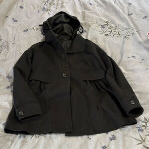 GAP Black Jacket with Hood - size Medium